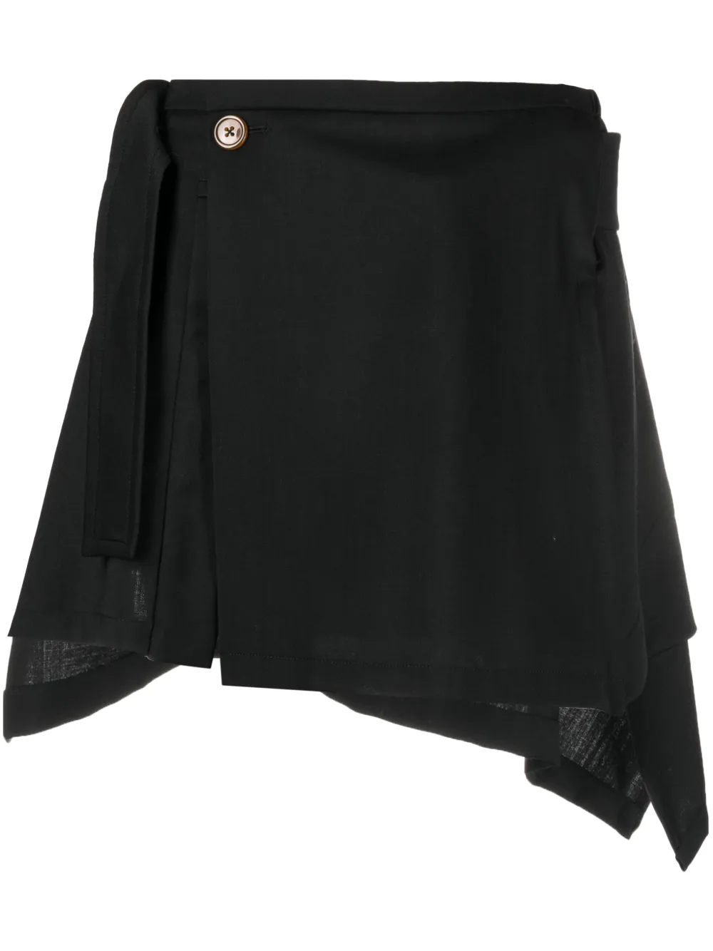 Vivienne Westwood Meghan asymmetrische rok Zwart