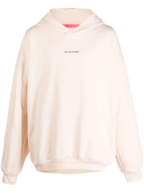 MONOCHROME logo-print cotton hoodie