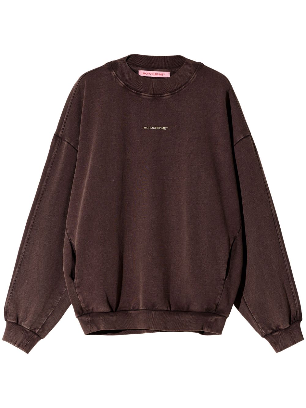 logo-embossed cotton sweatshirt