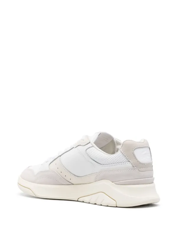 Lacoste game advance sneakers in triple white