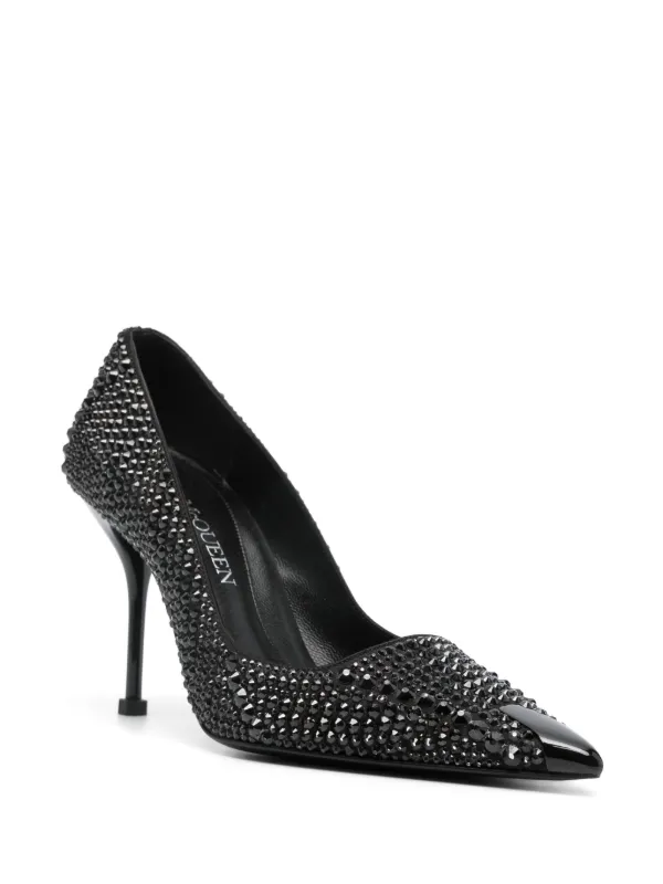 Alexander McQueen Punk 90mm crystal-embellished Pumps