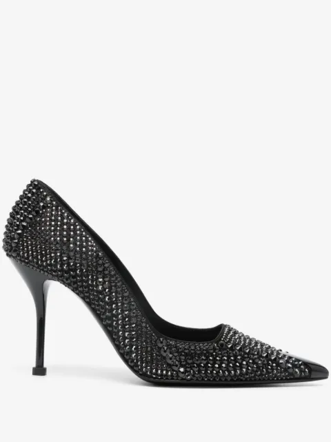Alexander McQueen Punk 90mm crystal-embellished pumps