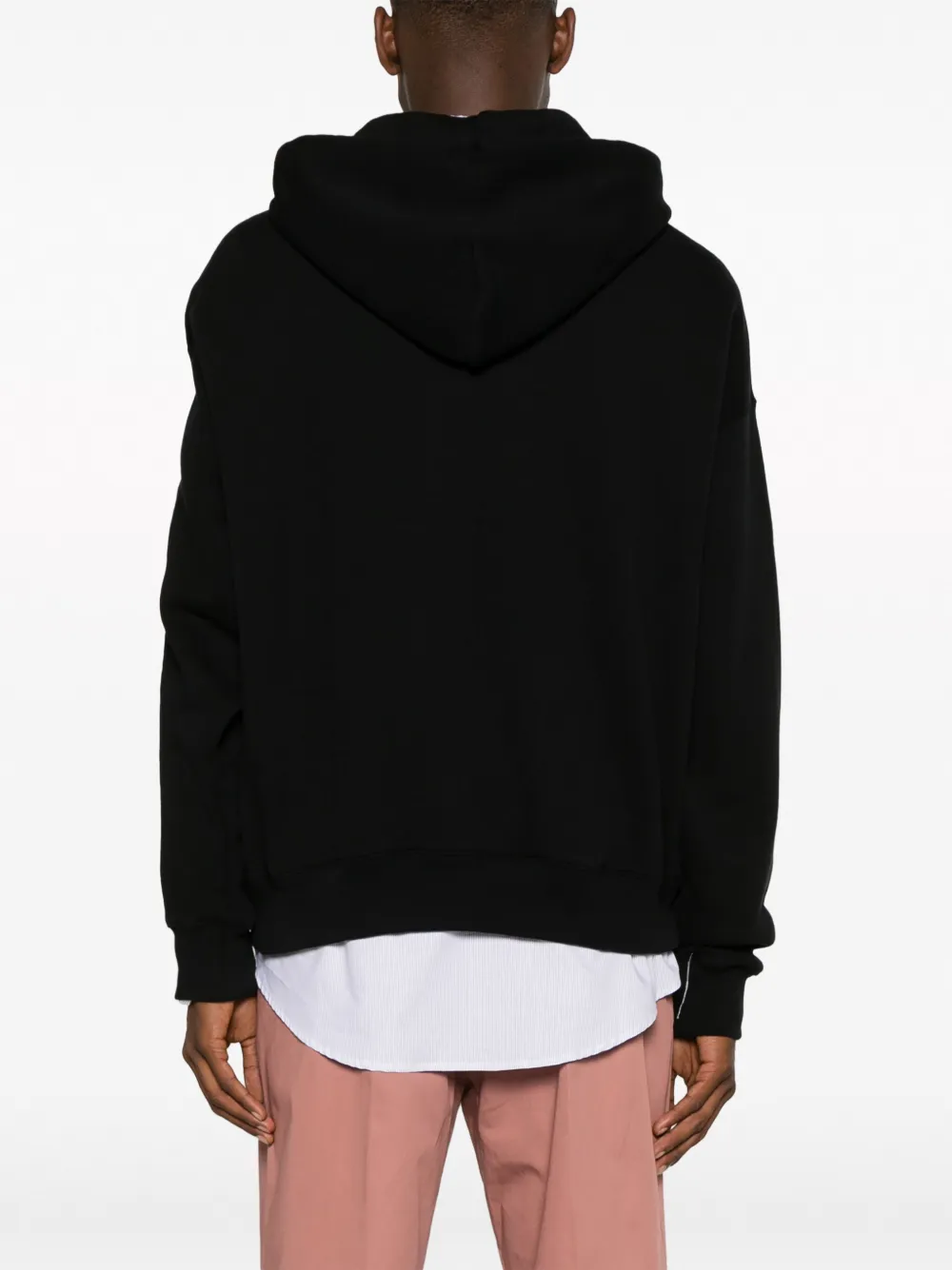 Off-White Hoodie met logoprint Zwart