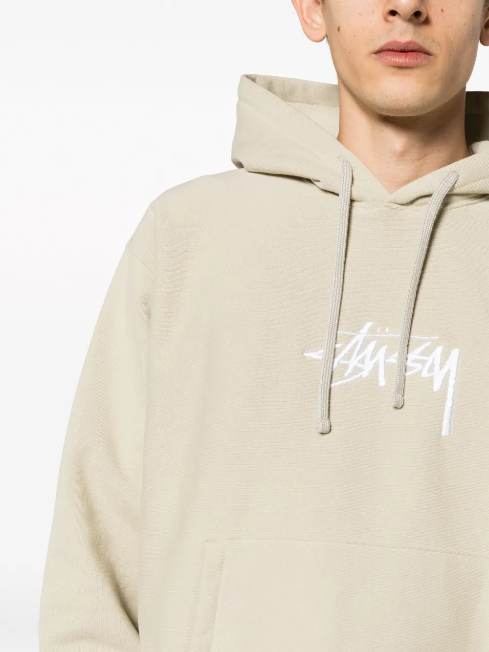 Stussy hoodie sale beige