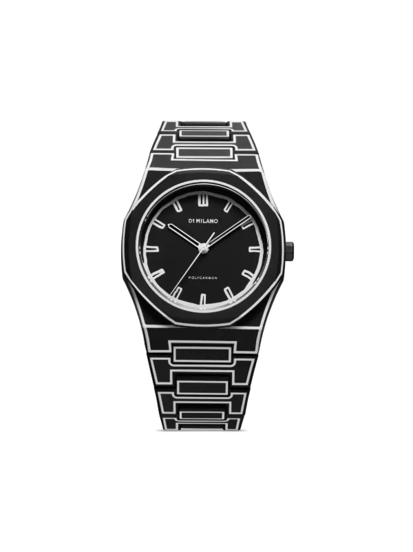 D1 Milano Polycarbon 40.5mm Watch Black FARFETCH CA