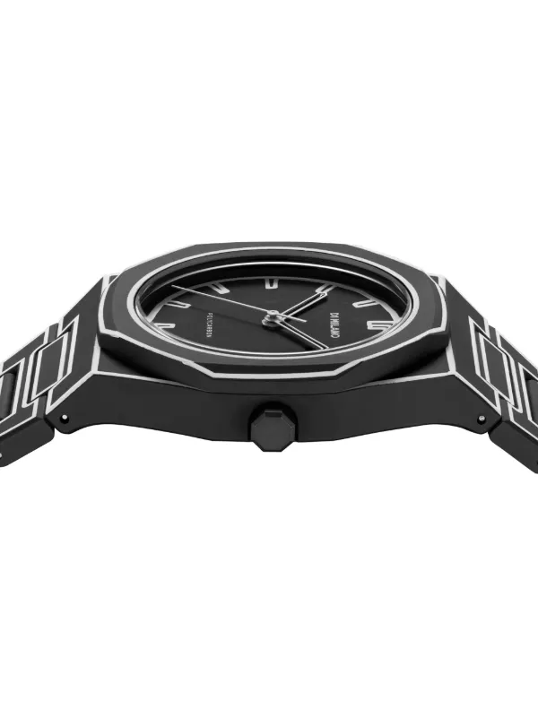 D1 Milano Relógio Polycarbon De 40.5mm | Preto | FARFETCH BR