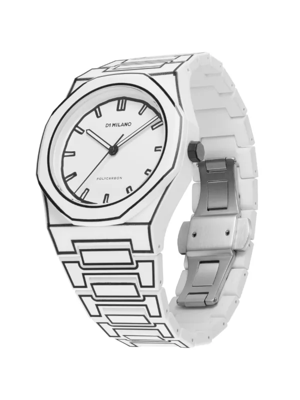 D1 Milano Polycarbon 40.5mm | White | FARFETCH AM