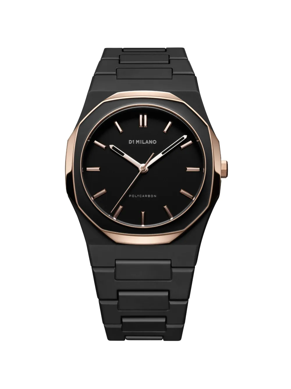 D1 Milano "Orologio Polycarbon 40,5mm" - Nero