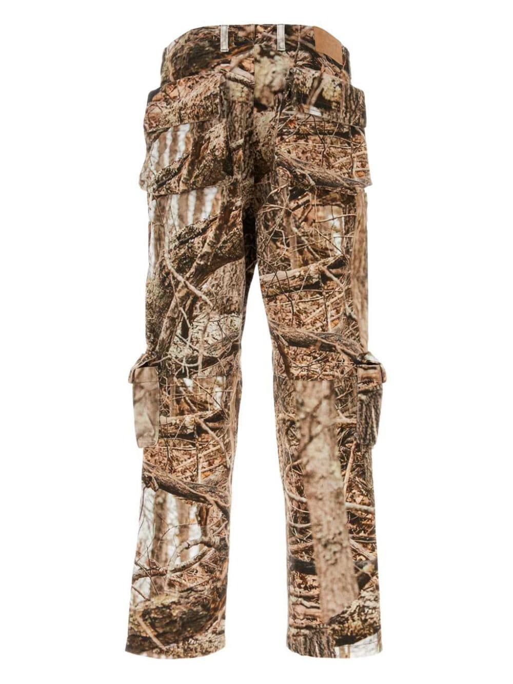 Shop 1989 Studio Camouflage-print Trousers In Brown