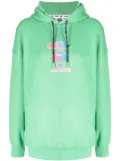 AAPE BY *A BATHING APE® logo-print drawstring hoodie - Green