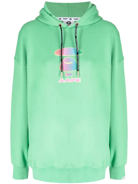 AAPE BY *A BATHING APE® logo-print drawstring hoodie