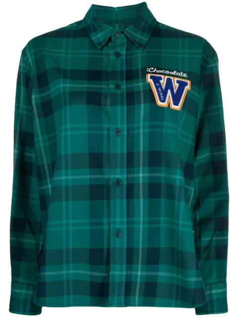 CHOCOOLATE camisa con logo bordado