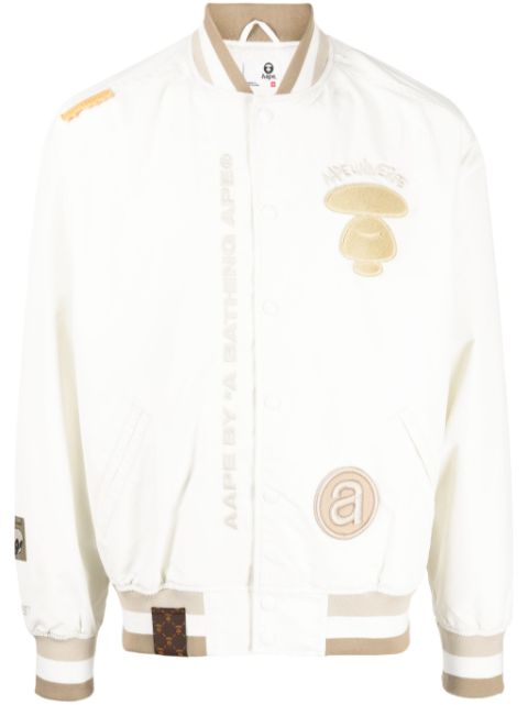 AAPE BY *A BATHING APE embroidered bomber jacket Men