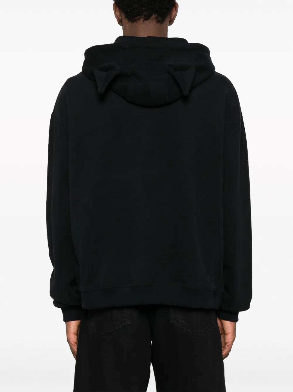 Charles Jeffrey Loverboy Hoodie met logopatch Zwart