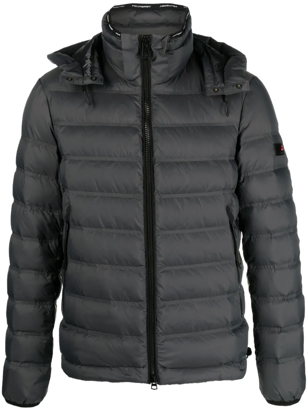 Peuterey - Jack met capuchon - heren - polyamide/polyamide/donsveren