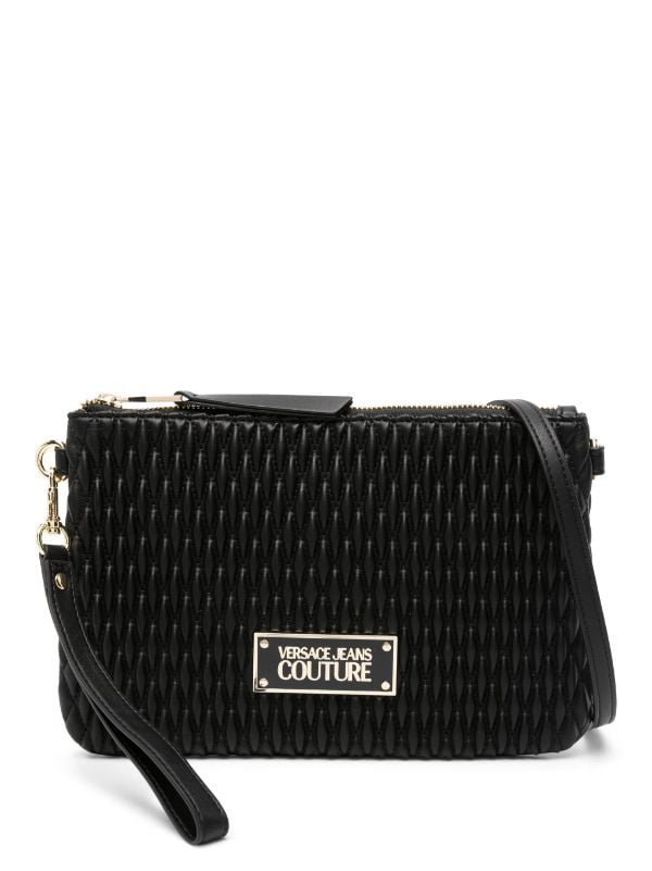 Versace Jeans Couture Quilted faux-leather Crossbody Bag - Farfetch