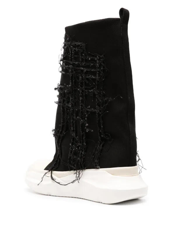 Rick Owens DRKSHDW Slashed Fogachine ハイカット スニーカー - Farfetch