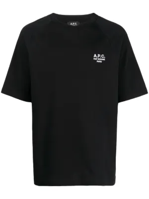 A.P.C. logo-print T-shirt | Blue | FARFETCH