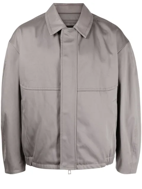 SONGZIO drop-shoulder padded bomber jacket