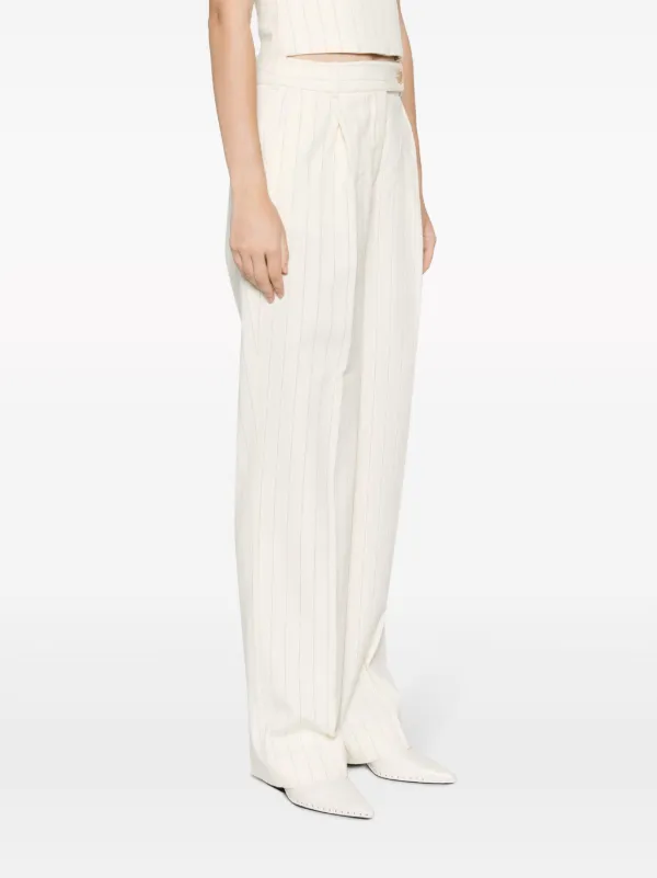 ZIMMERMANN パンツ Zimmermann Terry Towel Pant in Tan & Cream | FWRD