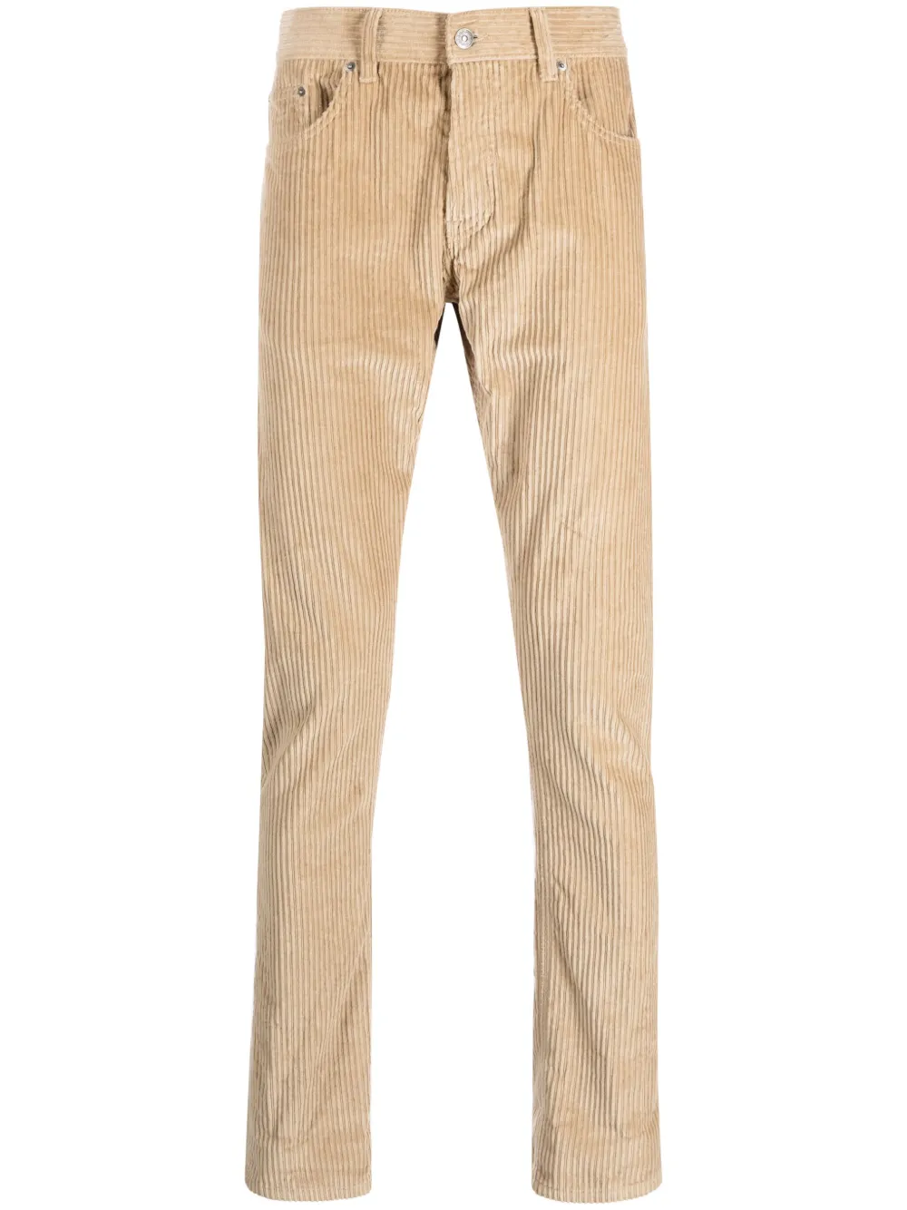 DONDUP Ribfluwelen broek Beige