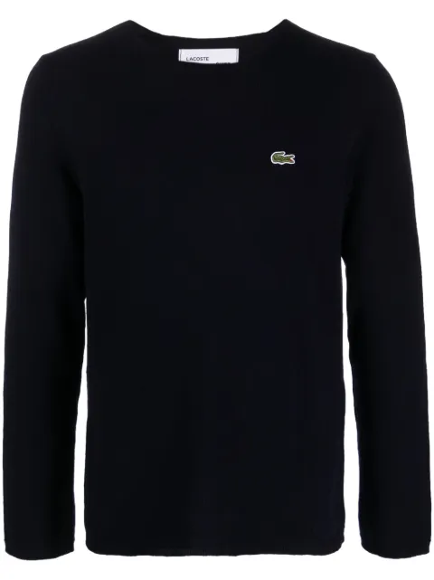 Comme Des Garçons Shirt suéter de lana tejido en intarsia de COMME DES GARÇONS SHIRT x Lacoste