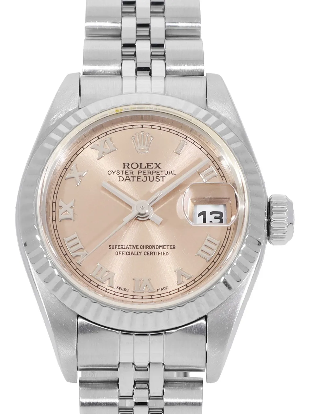 Rolex 2000 pre-owned Datejust horloge - Roze