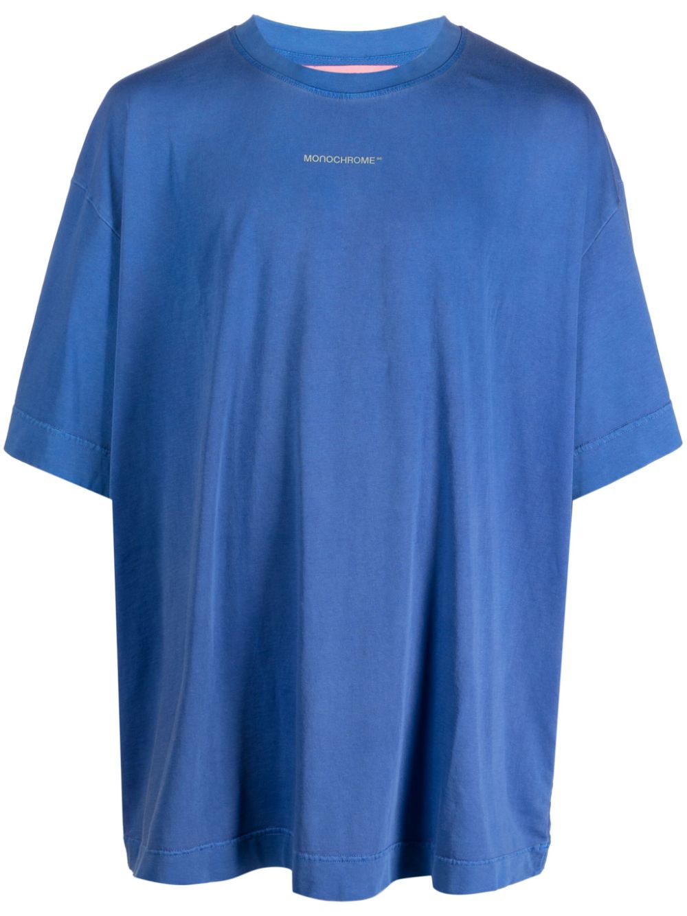 logo-embossed cotton T-shirt