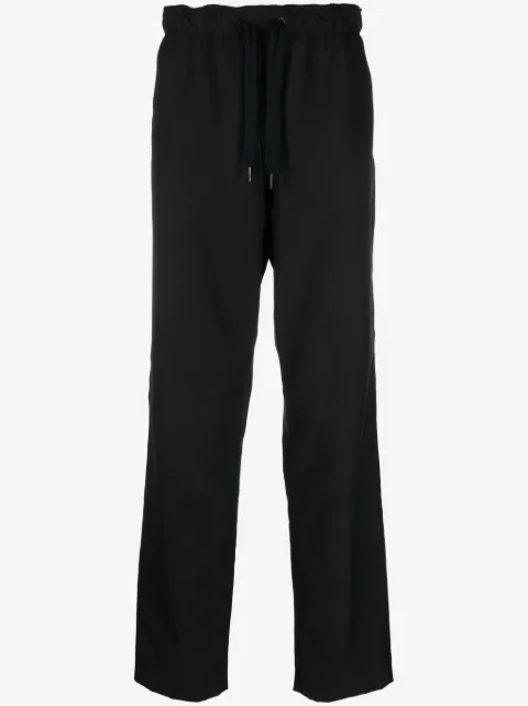 Zadig&Voltaire logo-patch straight-leg trousers
