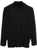 Homme Plissé Issey Miyake layered plissé shirt - Black
