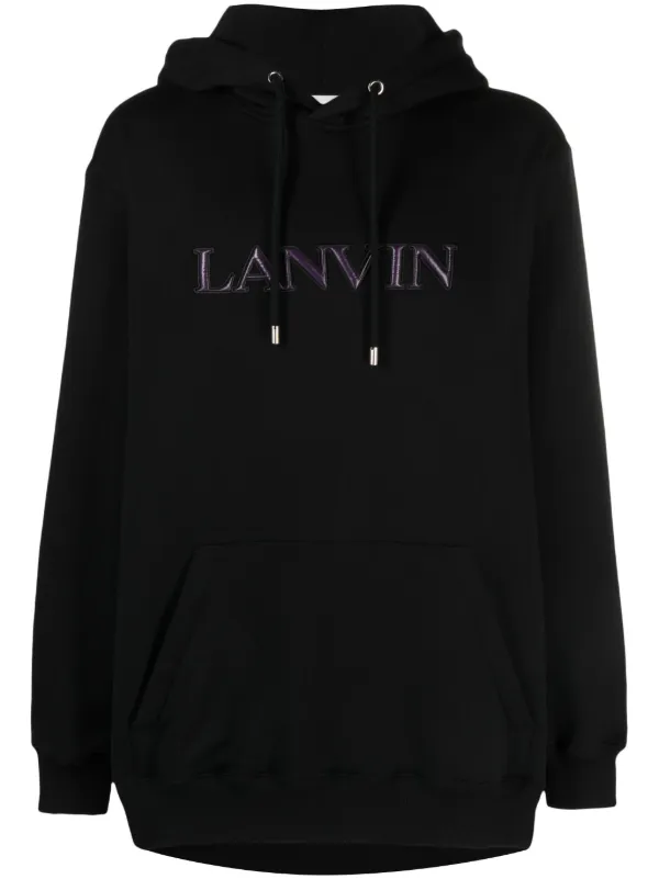 パーカー・フーディ LANVIN SS25 Logo hoodie (RMHO0001J171P25 10) Lanvin X Gallery Dept. Logo Hoodie - Green | Editorialist
