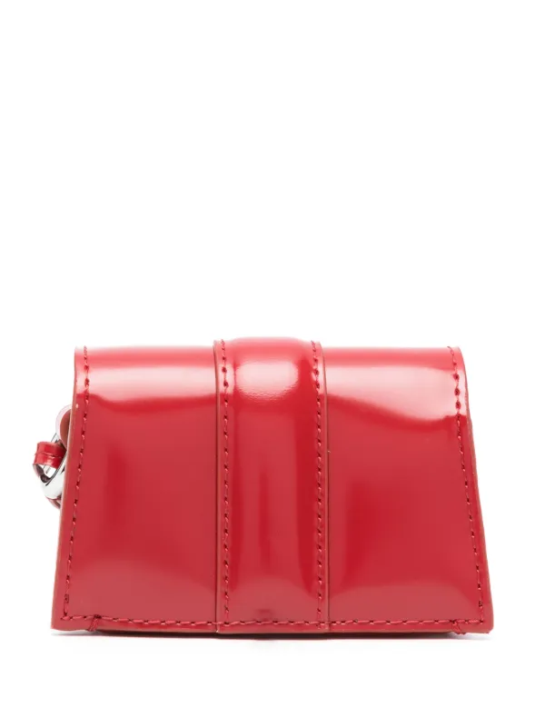 Jacquemus Le Porte Bambino AirPods Case | Red | FARFETCH