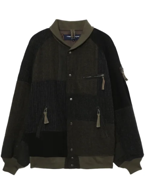 Comme des Garçons Homme patchwork multiple-pocket bomber jacket