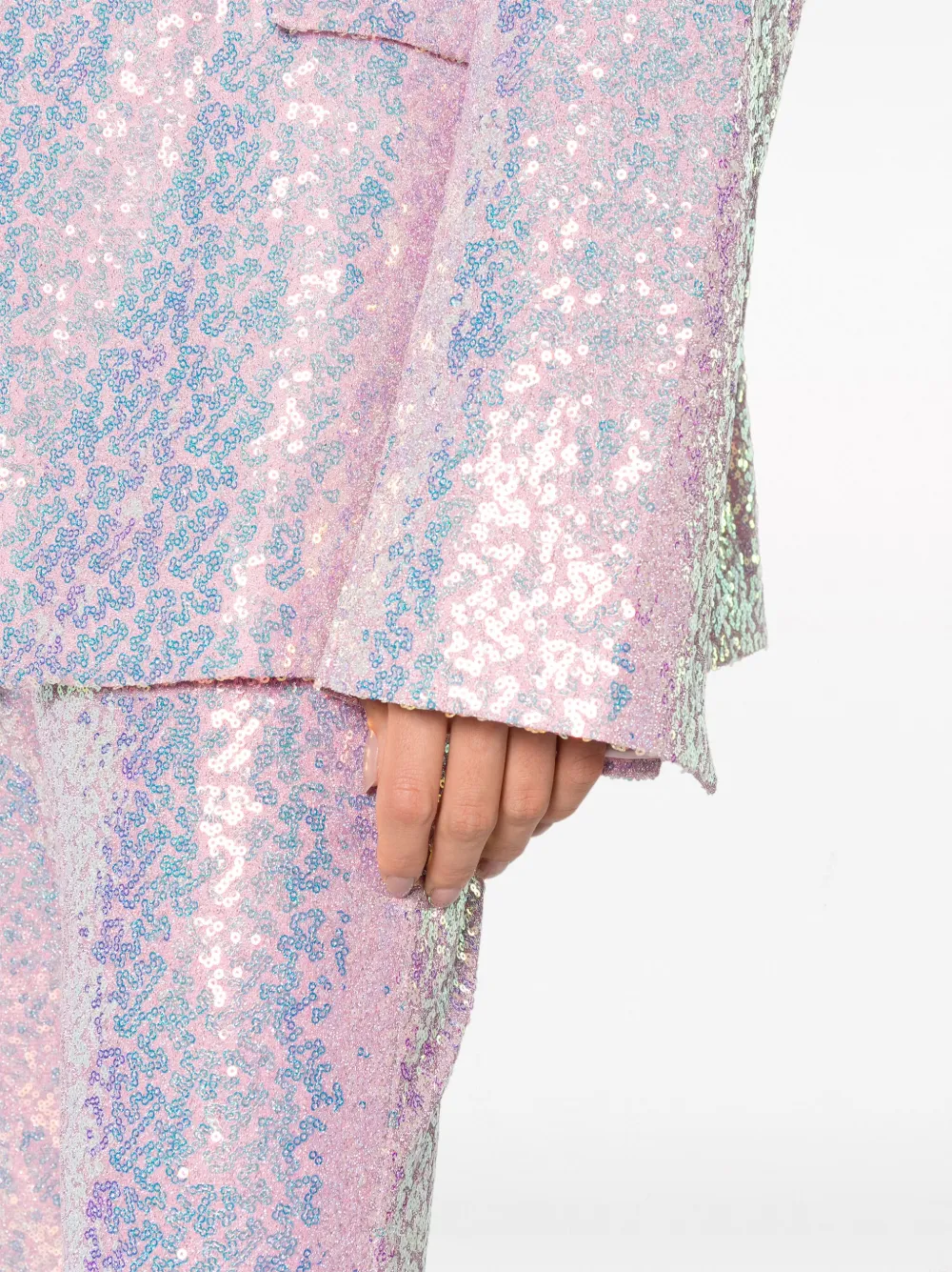 ROTATE BIRGER CHRISTENSEN Blazer verfraaid met pailletten Roze