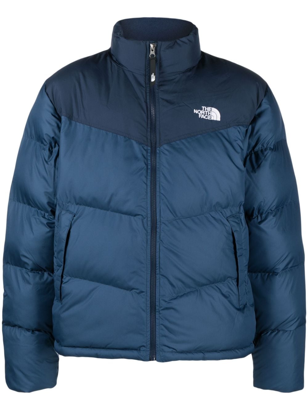 Image 1 of The North Face Saikuru logo-embroidered quilted jacket
