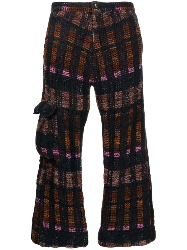 warp knit cargo pants