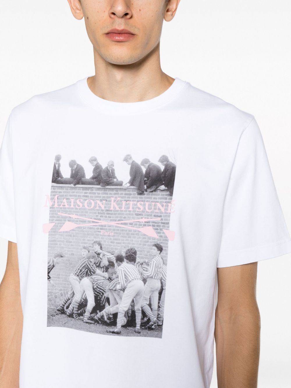 Maison Kitsune Photograph Comfort cotton T-shirt Men