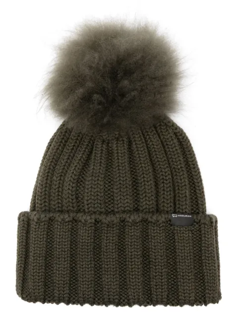 Woolrich pompom virgin-wool beanie
