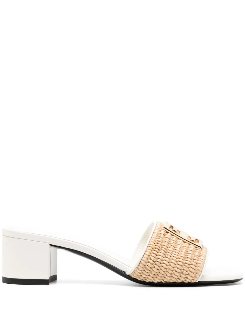 Givenchy 4G raffia leather mules Women