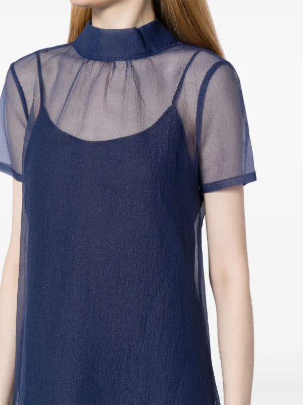 open lace back dress Blue Haze Allyson Dress