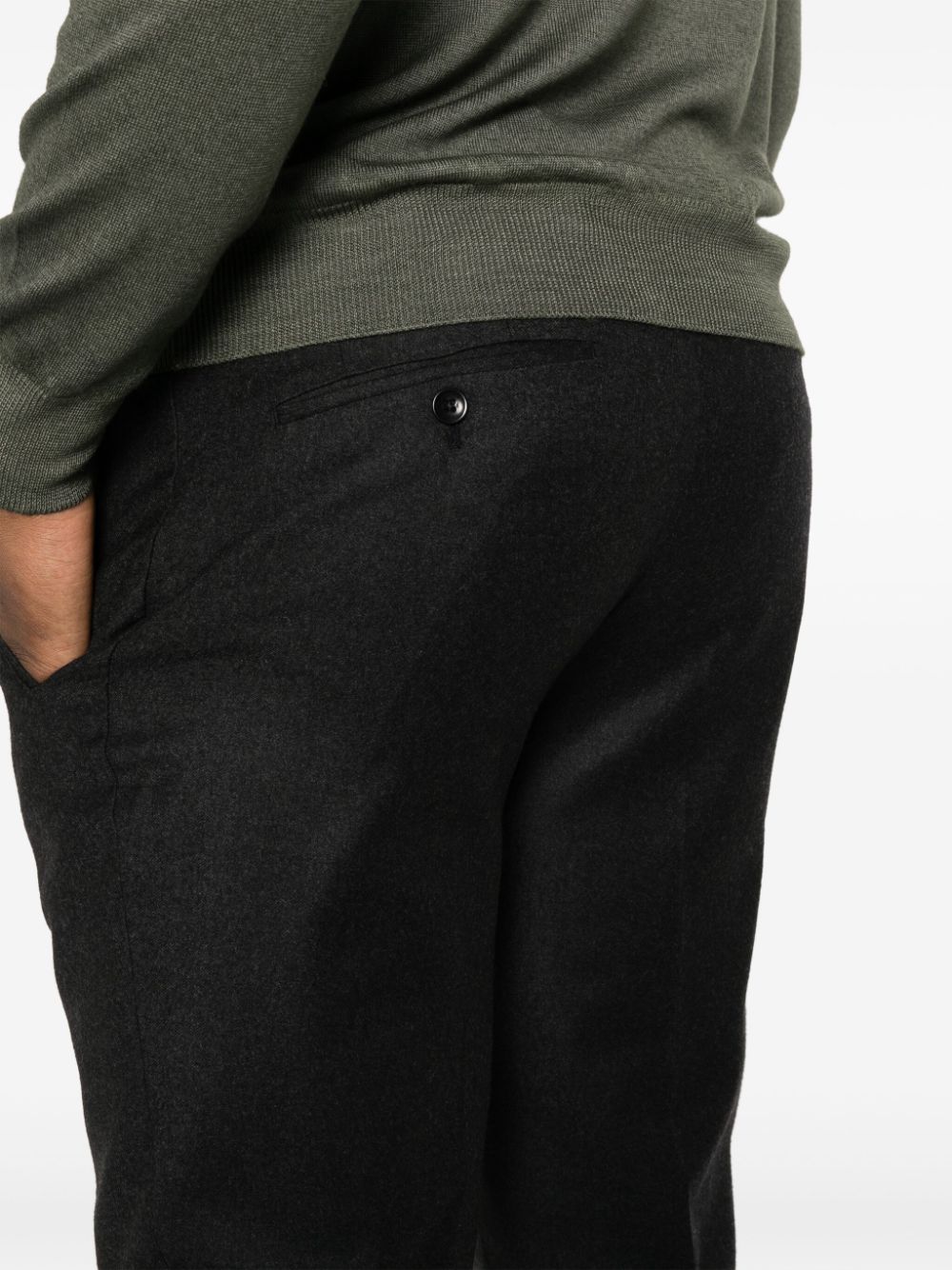 Incotex Pantalon met geplooid detail Grijs