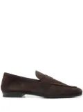 TOM FORD Sean penny-slot suede loafers - Brown