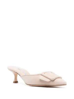 マノロブラニク⭐︎新品スエード ミュール シャネルエルメスオアジスハンギシサンダル MANOLO BLAHNIK Exclusive Sandals INEZMU & GOLBY 5.11(sat