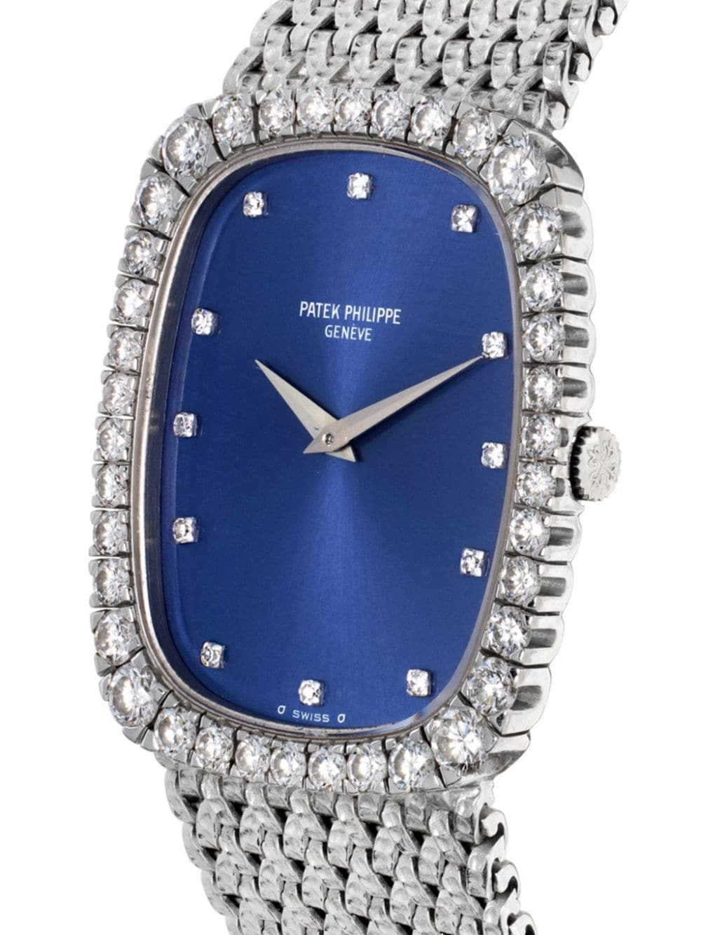 Patek Philippe Pre-owned Ellipse horloge - Blauw