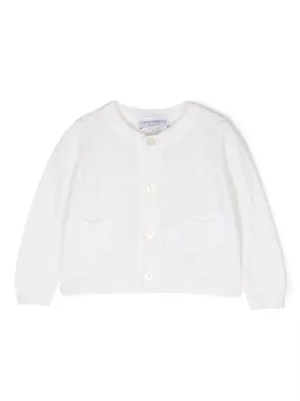 EMPORIO ARMANI キッズ カーディガン 白36m3才 うまく
