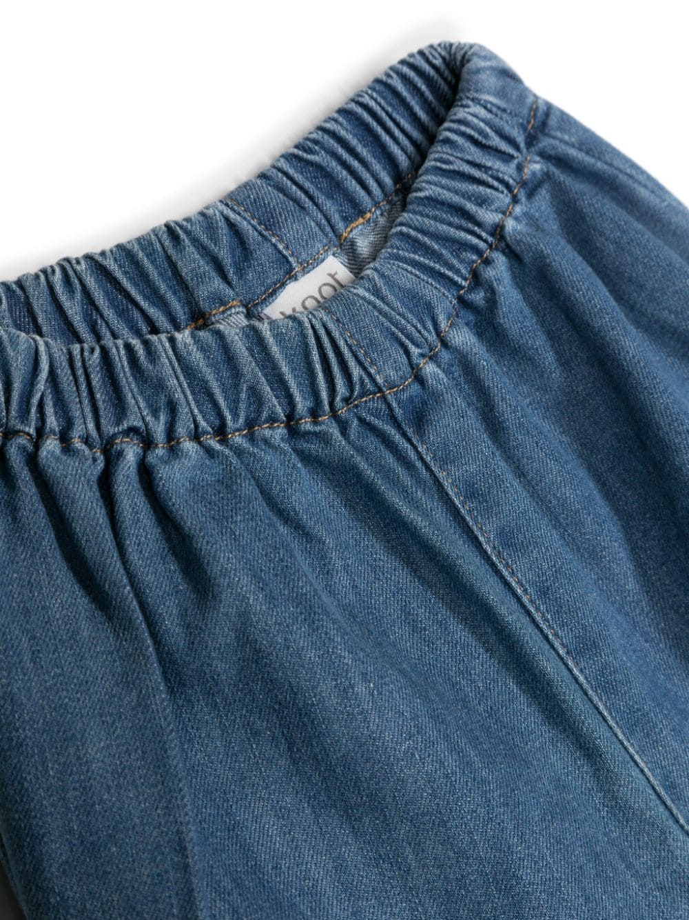 Shop Knot Celeste Denim Shorts In Blue