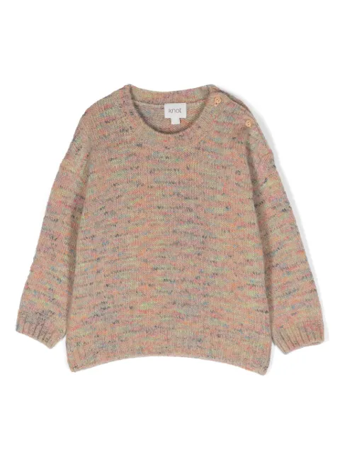 Knot Brigida mélange-effect jumper