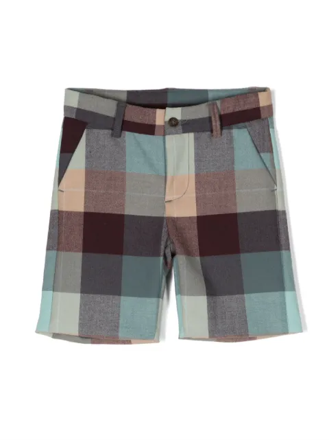 Knot Lake check-pattern shorts