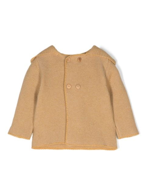 Knot Bell hooded cardigan
