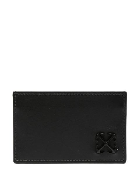 Off-White Arrows-motif leather cardholder Men